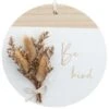 B&M Pampas Grass Hanging Plaque -Household Product Store 394461 pampas hanging plaque 2