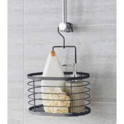 B&M Hanging Bathroom Caddy - Grey -Household Product Store 394578 hanging caddy grey