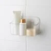 B&M Clear Mount Bathroom Caddy 1 B&M Clear Mount Bathroom Caddy -Household Product Store 394580 clear mount small bathroom caddy