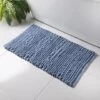 Retreat Knitted Bath Mat 50 X 80cm - Blue 2 Retreat Knitted Bath Mat 50 X 80cm - Blue -Household Product Store 394657 retreat knitted bathmat blue
