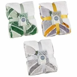 B&M Simply Geo Waffle Throw - Ochre 11 B&M Simply Geo Waffle Throw - Ochre -Household Product Store 394916 394917 394920 simply geo waffle throw group 1