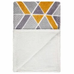 B&M Simply Geo Waffle Throw - Ochre 9 B&M Simply Geo Waffle Throw - Ochre -Household Product Store 394916 simply geo waffle throw ochre 3