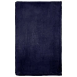 Navy Coral Fleece Throw -Household Product Store 394951 navy coral fleece 3