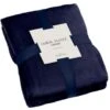Navy Coral Fleece Throw -Household Product Store 394951 navy coral fleece 4
