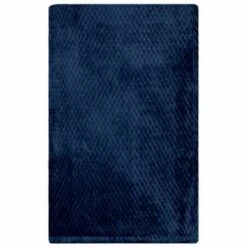 Simply Everyday Oversized Waffle Throw - Navy -Household Product Store 394990 simply oversized waffle throw navy 3