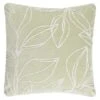 Botanical Green Leaf Stitch Cushion 2 Botanical Green Leaf Stitch Cushion -Household Product Store 395358 botanical green leaf stitch cushion