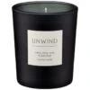 B&M Unwind Scented Candle - Ylang Ylang & Rose & Patchouli -Household Product Store 395420 small candle unwind