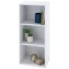 B&M Essentials 3 Tier Shelf - White -Household Product Store 395640 essentials 3 tier shelf white