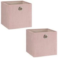 Lokken Cord Storage Cubes 2pk - Pink -Household Product Store 395813 2pk cord lokken storage cubes pink