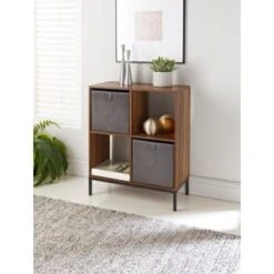 Lokken Velvet Storage Cubes 2pk - Grey -Household Product Store 395825 2pk velvet lokken storage cubes grey