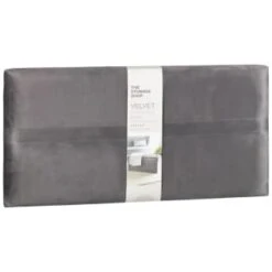 B&M Velvet Storage Box - Grey -Household Product Store 395861 velvet storage box grey