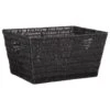 B&M Vannes Heart Cut Out Wicker Basket - Black -Household Product Store 395980 heart cut out wicker basket black