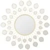 B&M Gold Mirrored Petal Mirror 1 B&M Gold Mirrored Petal Mirror -Household Product Store 396239 gold mirror