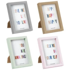 B&M Colourblock Frame 4 X 6" - Silver 7 B&M Colourblock Frame 4 X 6" - Silver -Household Product Store 396247 396248 396249 396250 basic colourblock frame 4x6 group 2