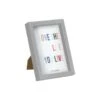 B&M Colourblock Frame 4 X 6" - Silver 2 B&M Colourblock Frame 4 X 6" - Silver -Household Product Store 396248 basic colourblock frame 4x6 silver 2