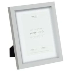 B&M New York Box Photo Frame - 6 X 8" - Grey