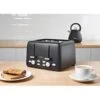 Goodmans Toaster 4 Slice - Matt Black -Household Product Store 396477 goodmans toaster 4 slice matt black