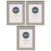 Simply Everyday 4 X 6" Block Frames 3pk - Grey -Household Product Store 396578 3pk simply everyday block frames 4x6 grey