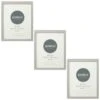 Simply Everyday 8 X 10" Block Frames 3pk - Grey -Household Product Store 396677 3pk simply everyday 8x10 photo frame grey