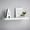Lokken Floating Shelf 60cm - White -Household Product Store 397407 lokken 60cm floating shelf white