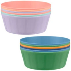 Simply Kids Colour Bowls 6pk - Multicolour -Household Product Store 398568 398571 6pk simply kids colour bowls group