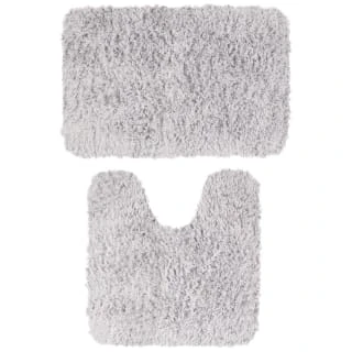 Grey- Tufted Bath Mat 4 Grey- Tufted Bath Mat - Image 2